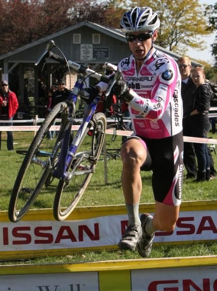 Adrift and relentless, Derrick St. John (Garneau-Club Chaussures-Ogilvy) chased the lead trio