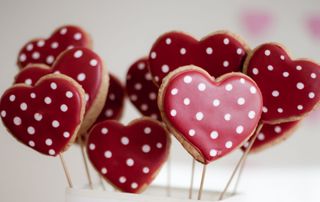 valentines cookies lollies