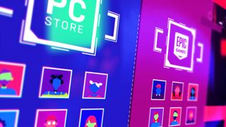 Player avatars are separated into Epic Games and "PC Store"