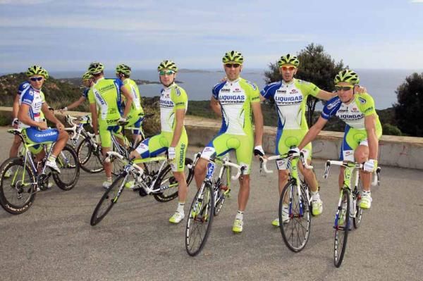 The Liquigas - Cannondale team