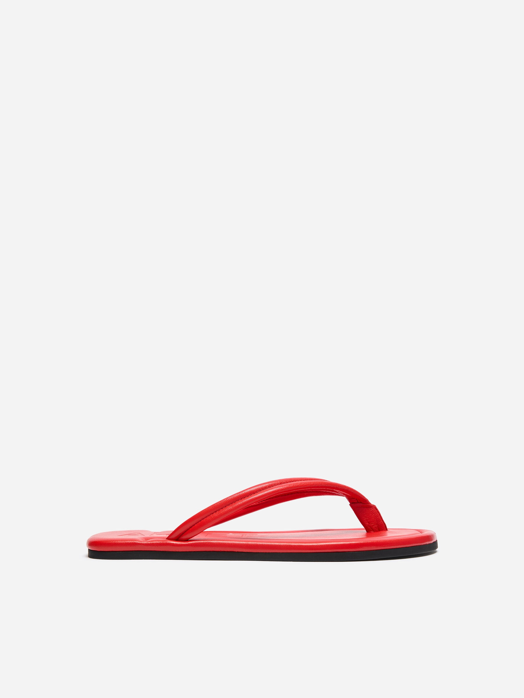 Leather Flip Flops &amp;ndash; Red &amp;ndash; Women &amp;ndash; Arket Gb
