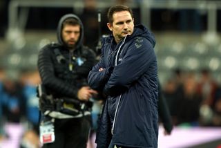 Frank Lampard is looking for his first Premier League win as Everton boss