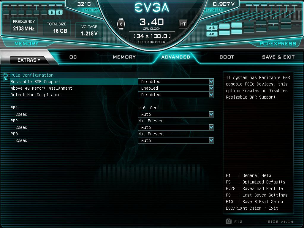 EVGA Z590 Dark - BIOS