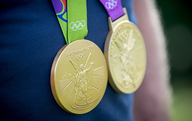 Nick Skelton and Big Star's Olympic medals - Shelfield Green, Alcester, Warwickshire, United Kingdom - 01 September 2016