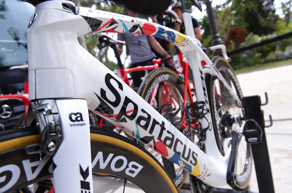 The custom Trek that Fabian Cancellara is riding this Tour