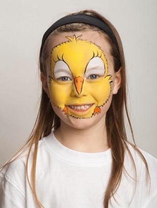 Chicken face paint
