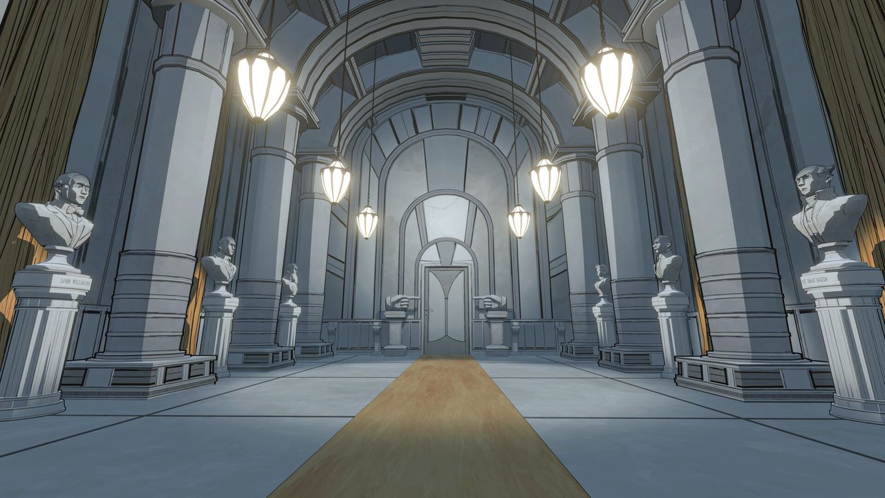 Screenshots of Blue Prince the game