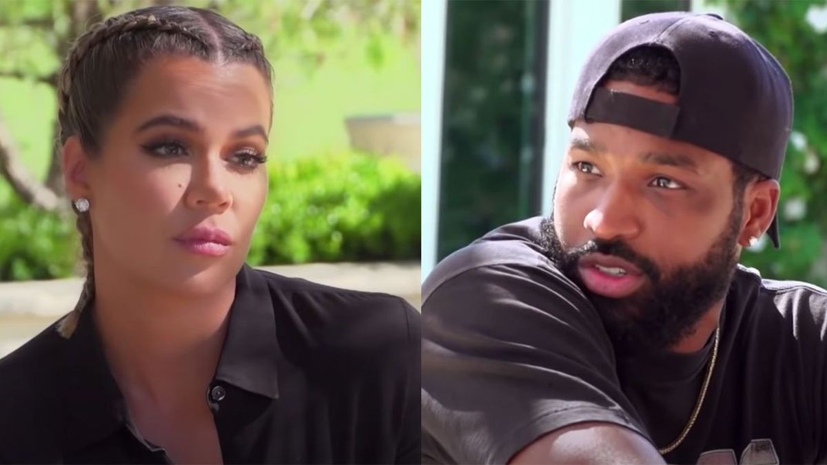 Khloe Kardashian and Tristan Thompson on Keeping Up with the Kardashians