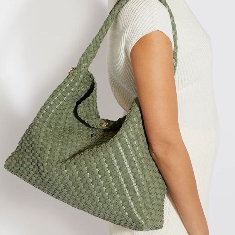 Dune London, deliberate bag in large, green