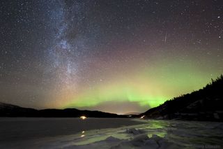 Astrophotographer Tommy Eliassen sent in a photo of Geminid meteors taken over Hemnes, Nordland, Norway, on Dec. 11, 2012.