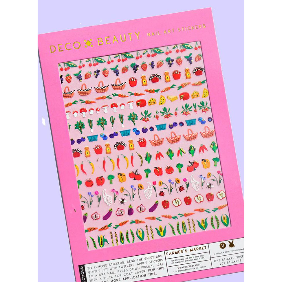 Deco Beauty - Nail Art Stickers - Farmer's Market