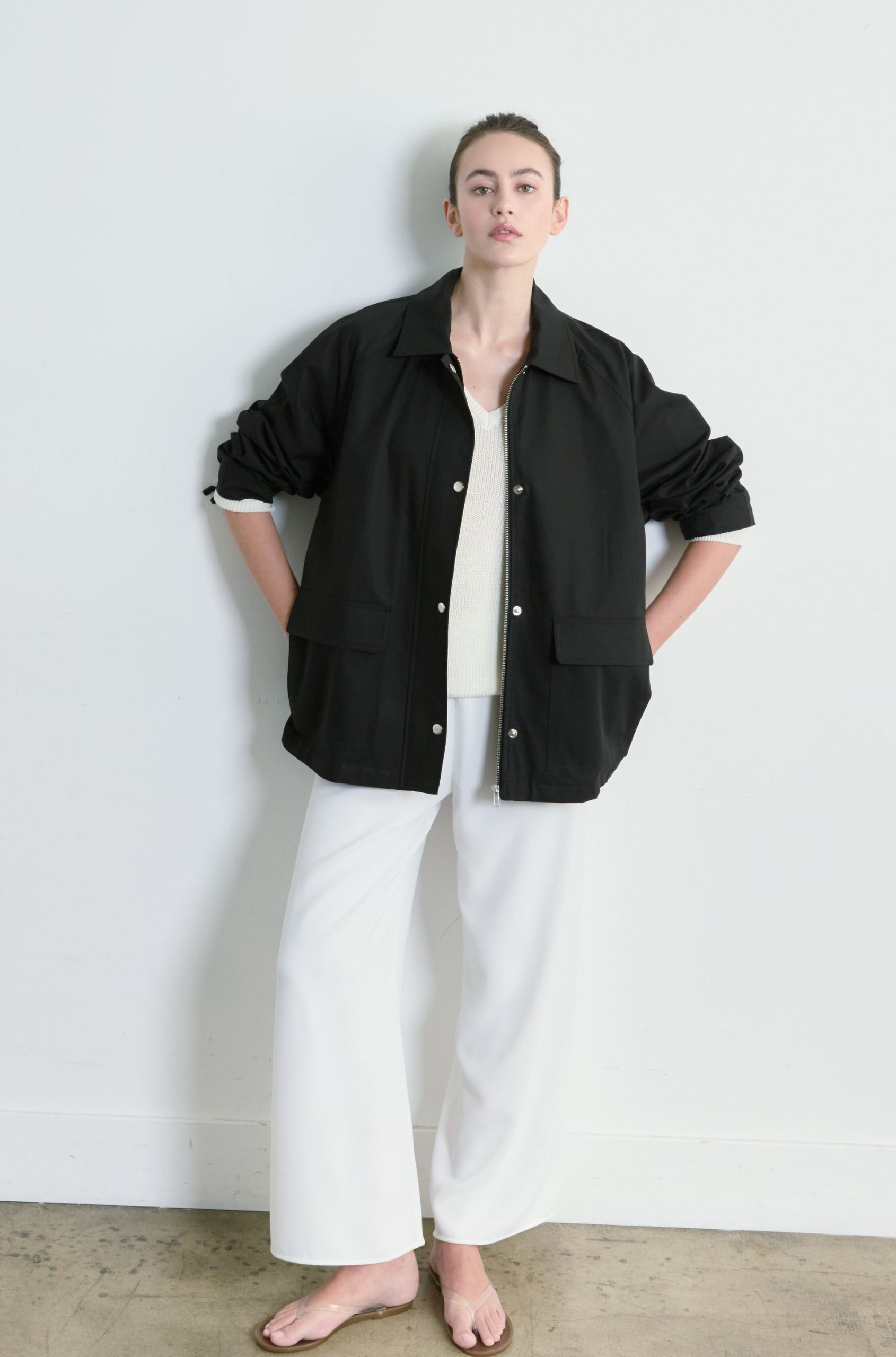Cotton Barn Jacket - Xs / Black