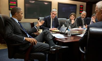 The Situation Room: President Barack Obama meets with members of his national security team, April 19.
