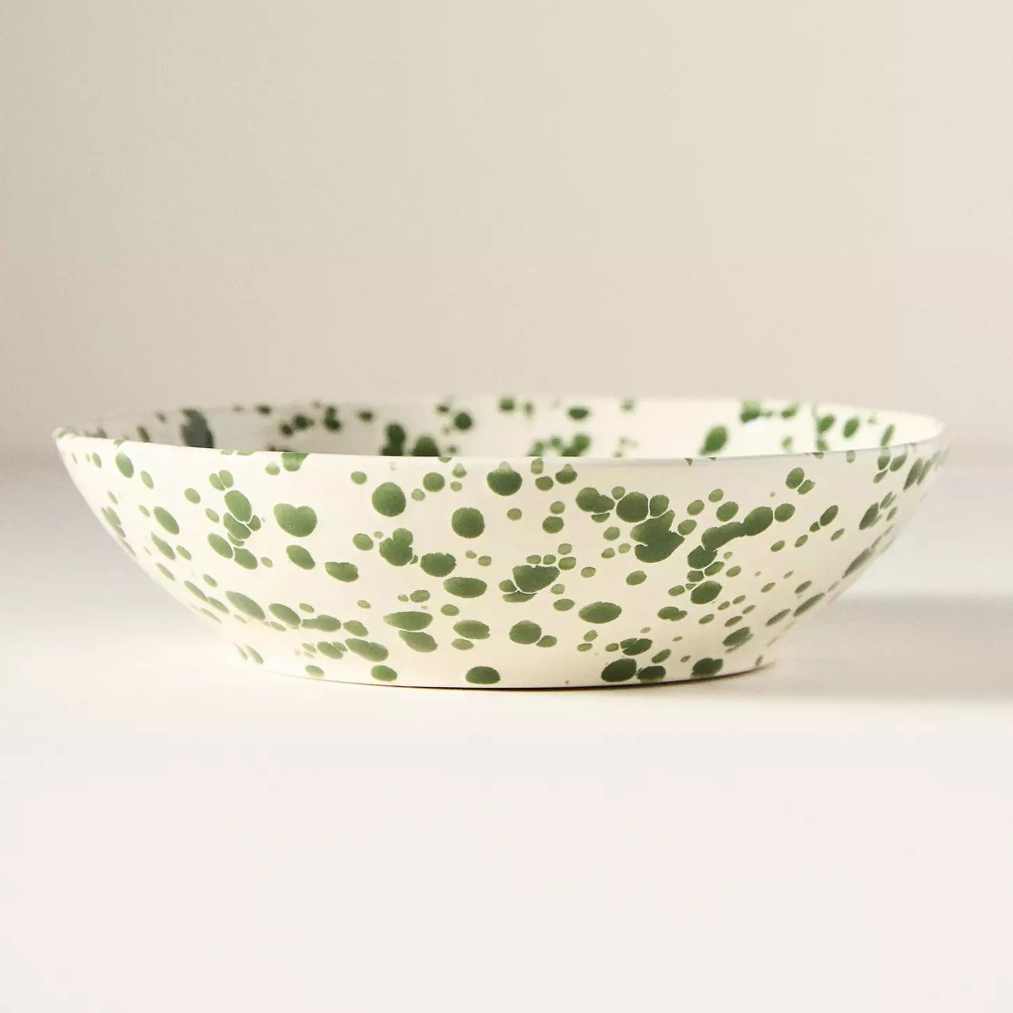 Splatter Portuguese Stoneware Pasta Bowl