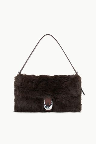 Staud, Harlow Faux Fur Bag Espresso