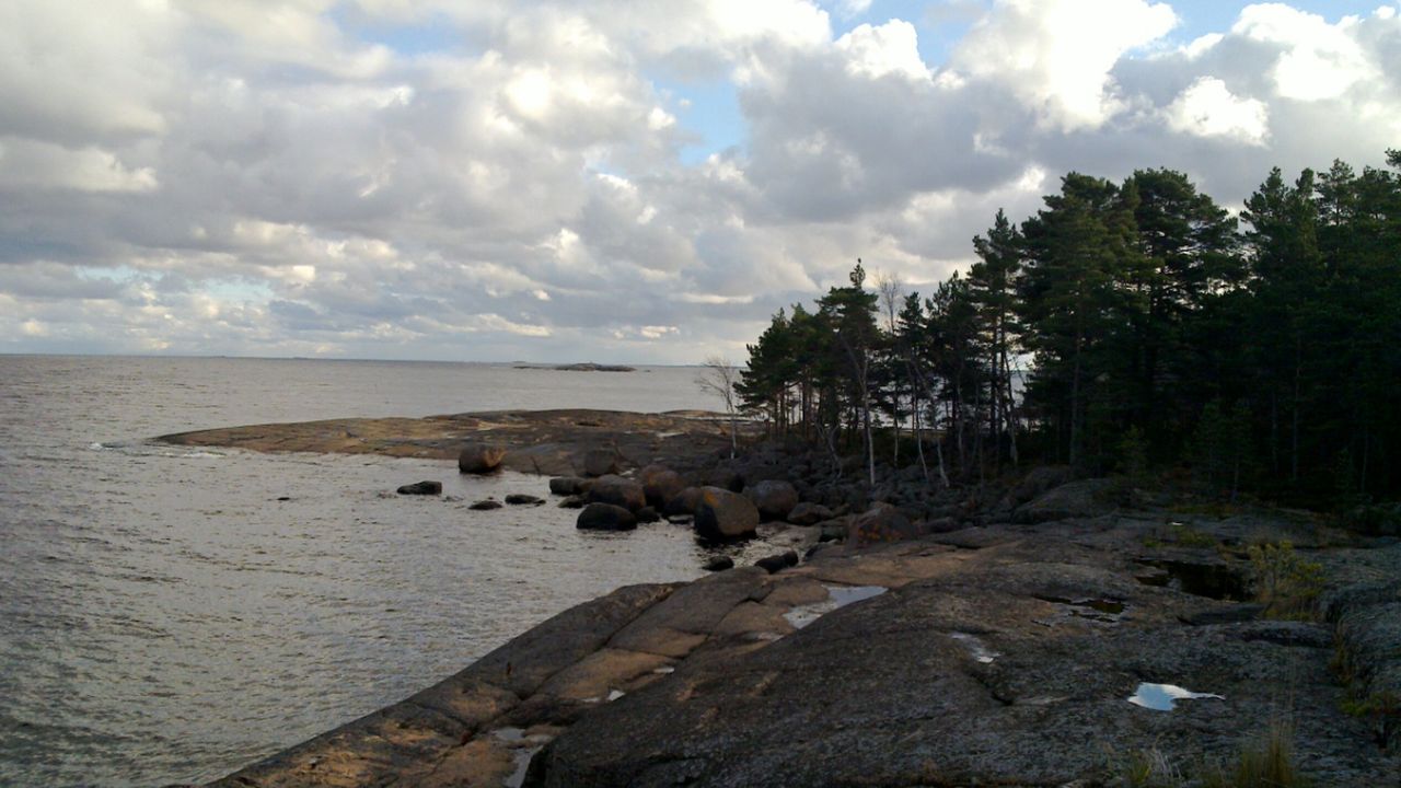 The island of Ulko-Tammio in Finland National Park