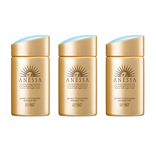 Anessa Perfect Uv Sunscreen Skincare Milk a Spf50+ Pa++++ 60ml (3pc Set)