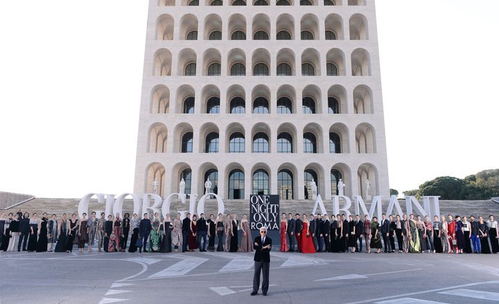 Giorgio Armani&#039;s fashion blockbuster in Rome