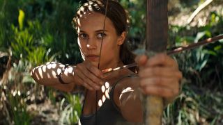 Alicia Vikander as Lara Croft in Tomb Raider 2018