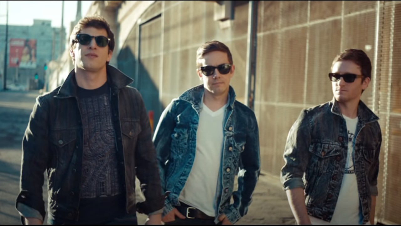 The lonely island in the YOLO music video.