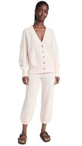 Fp Movement Women's Hailee Cardi Set, Powder Sand, Off White, Xs