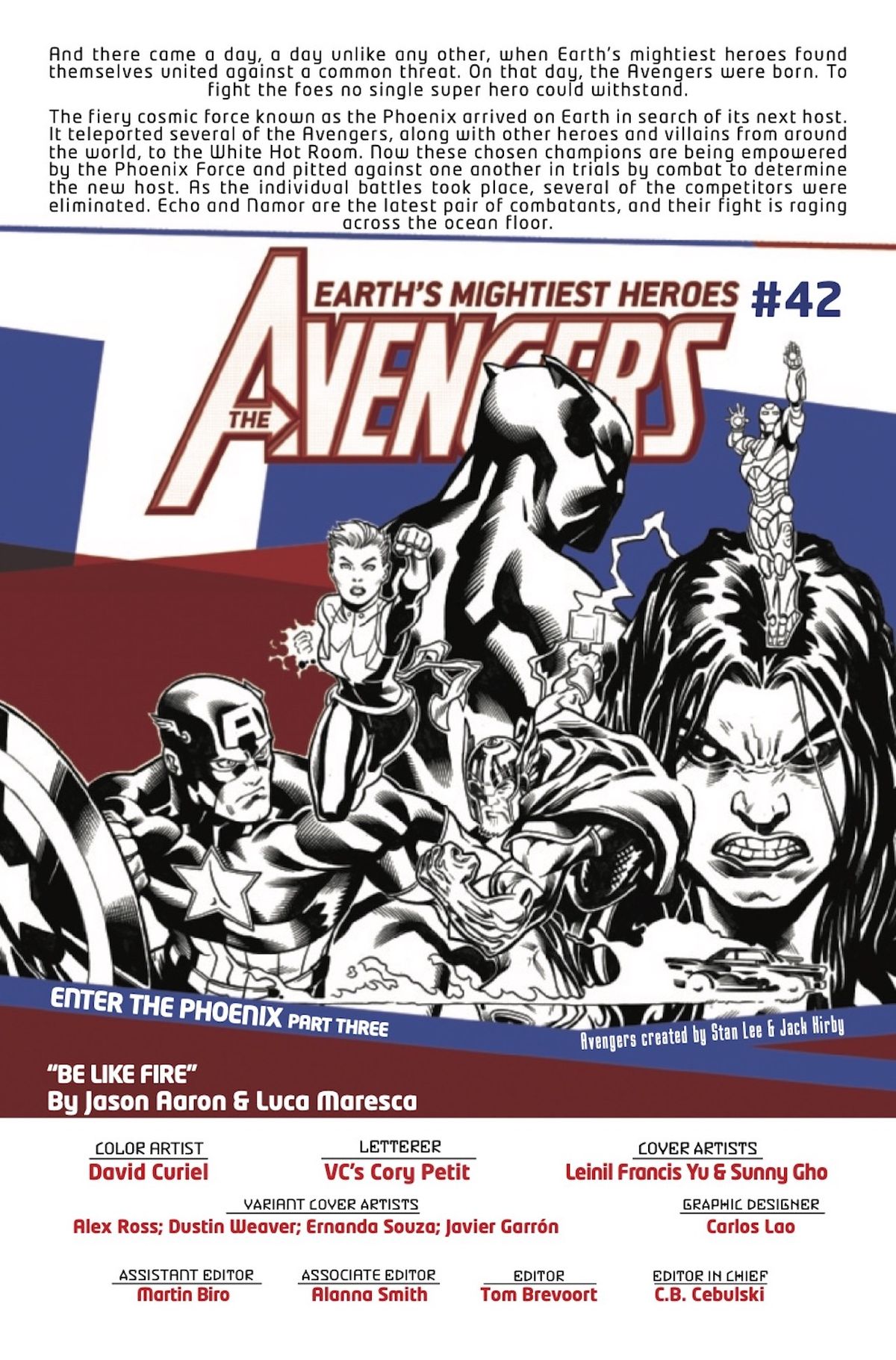 page from Avengers #42