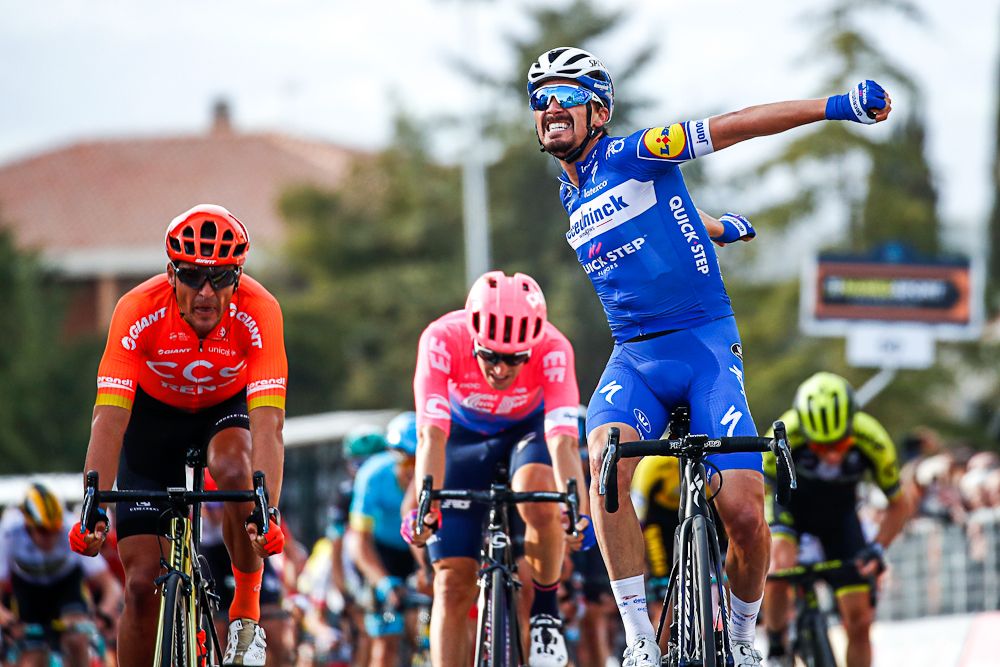 Julian Alaphilippe wins stage 2 at Tirreno-Adriatico