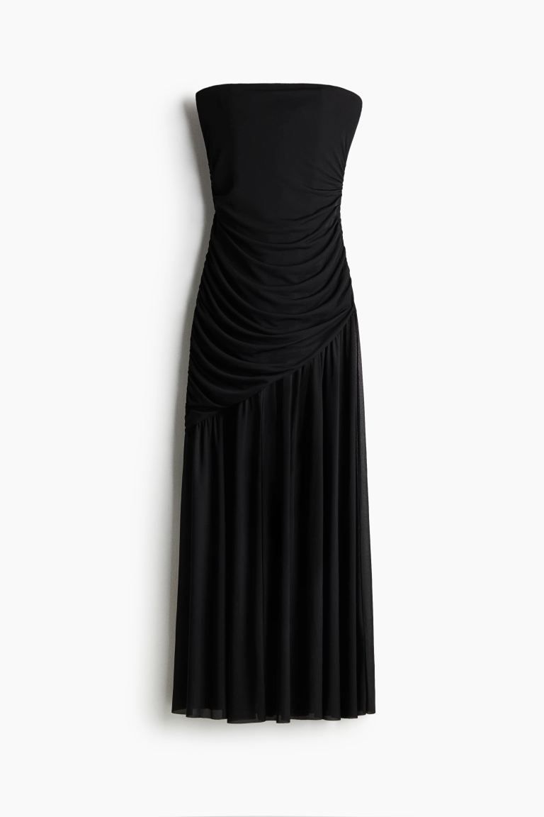 Draped Bandeau Dress
