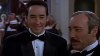 John Cusack and Kevin Spacey in tuxedos in Midnight In The Garden Of Good And Evil