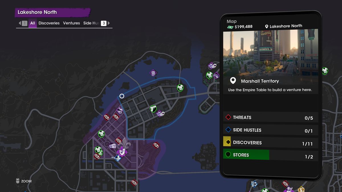 Saints Row, North West map