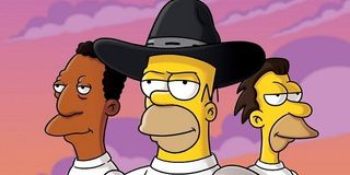 the simpsons carl homer lenny