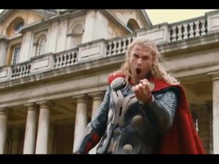 Chris Hemsworth in Thor 2's gag reel