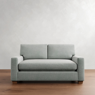 blue/gray loveseat