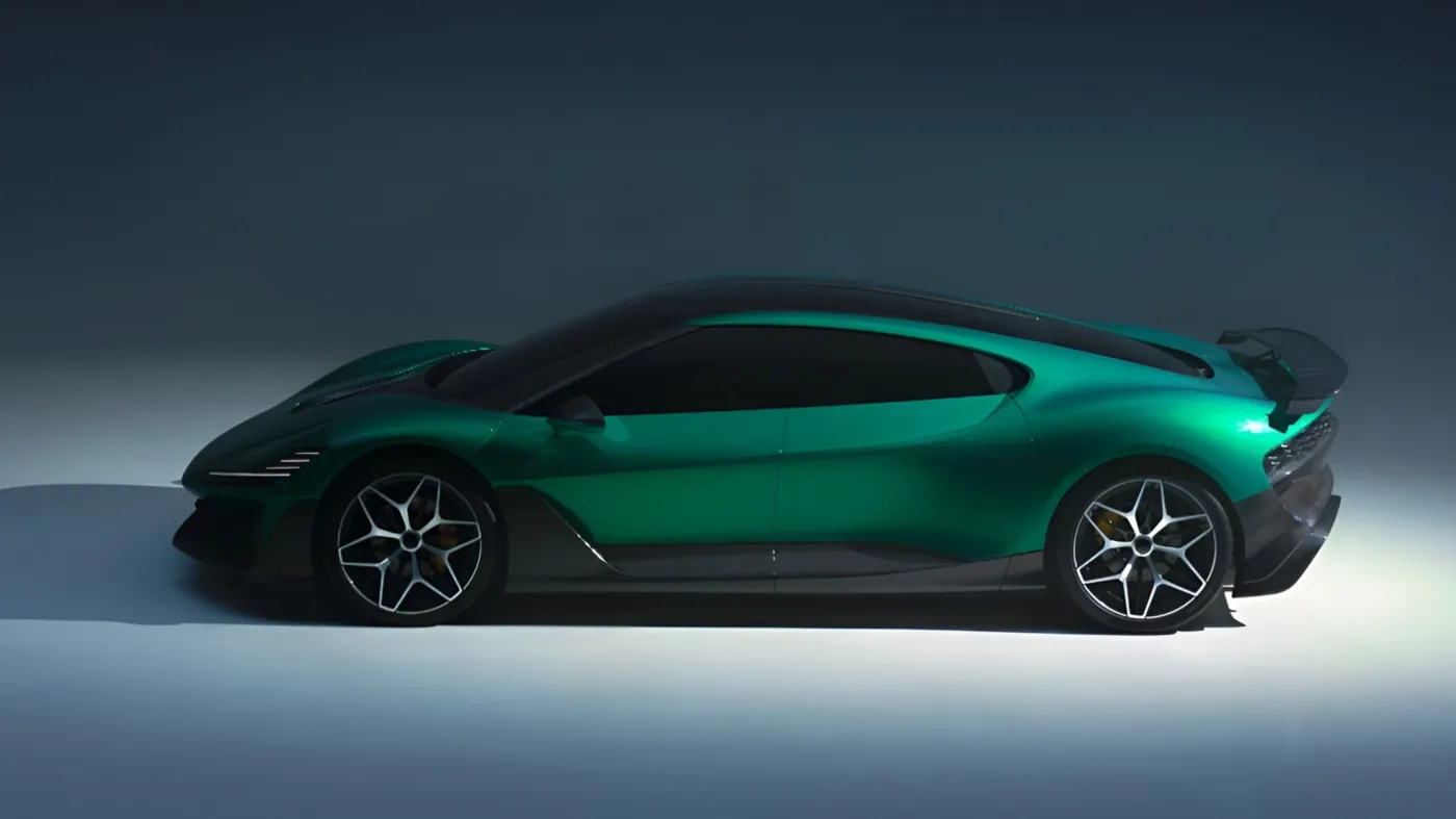 Promotional image of the Dreame hypercar, now canceled
