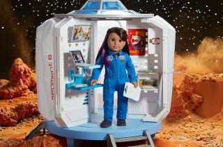 The American Girl Luciana Vega Mars Habitat is "loaded with science and research essentials for hours of pretend play.”