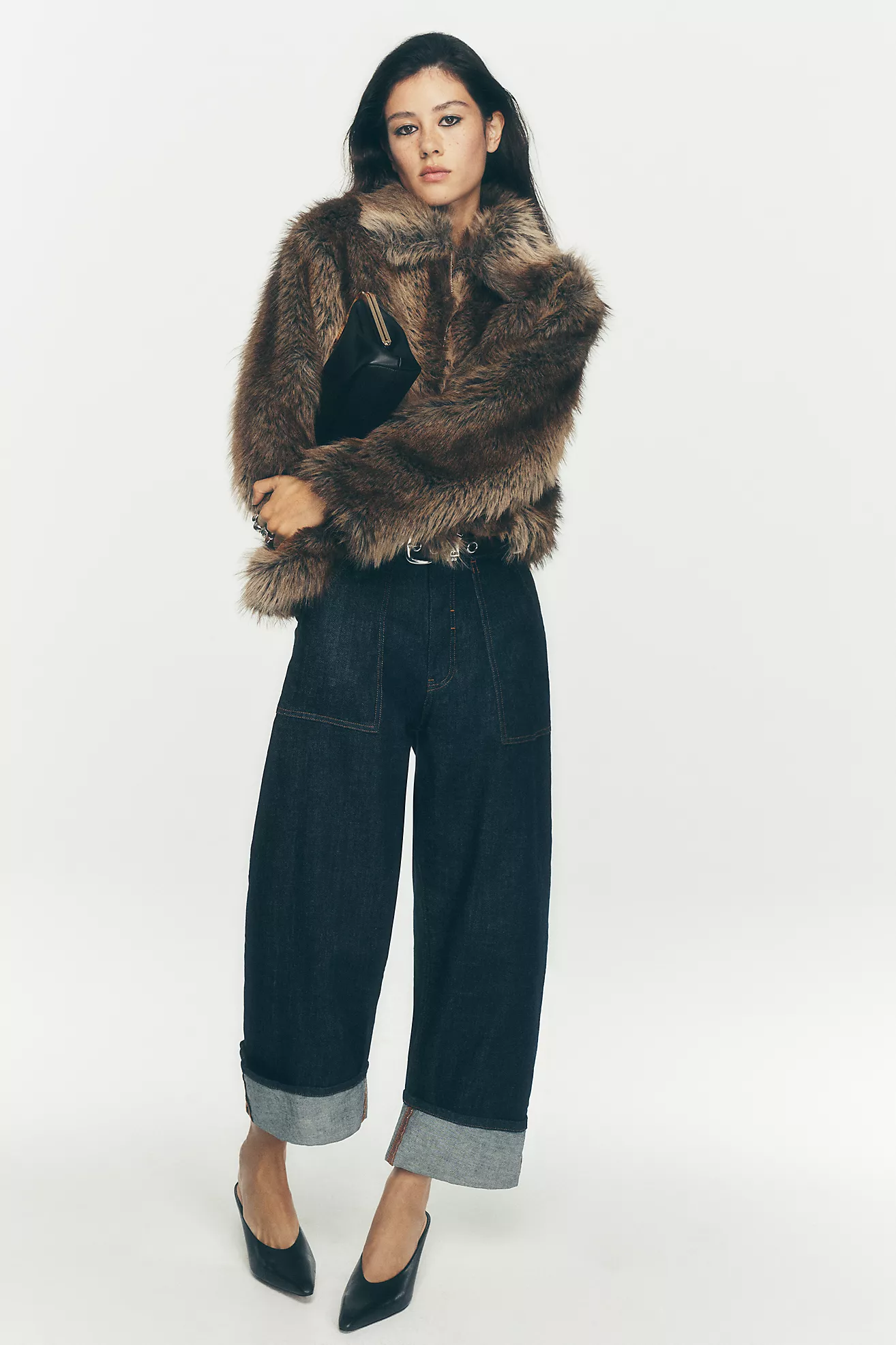 Pilcro Kayden High Rise Carpenter Barrel Leg Jeans
