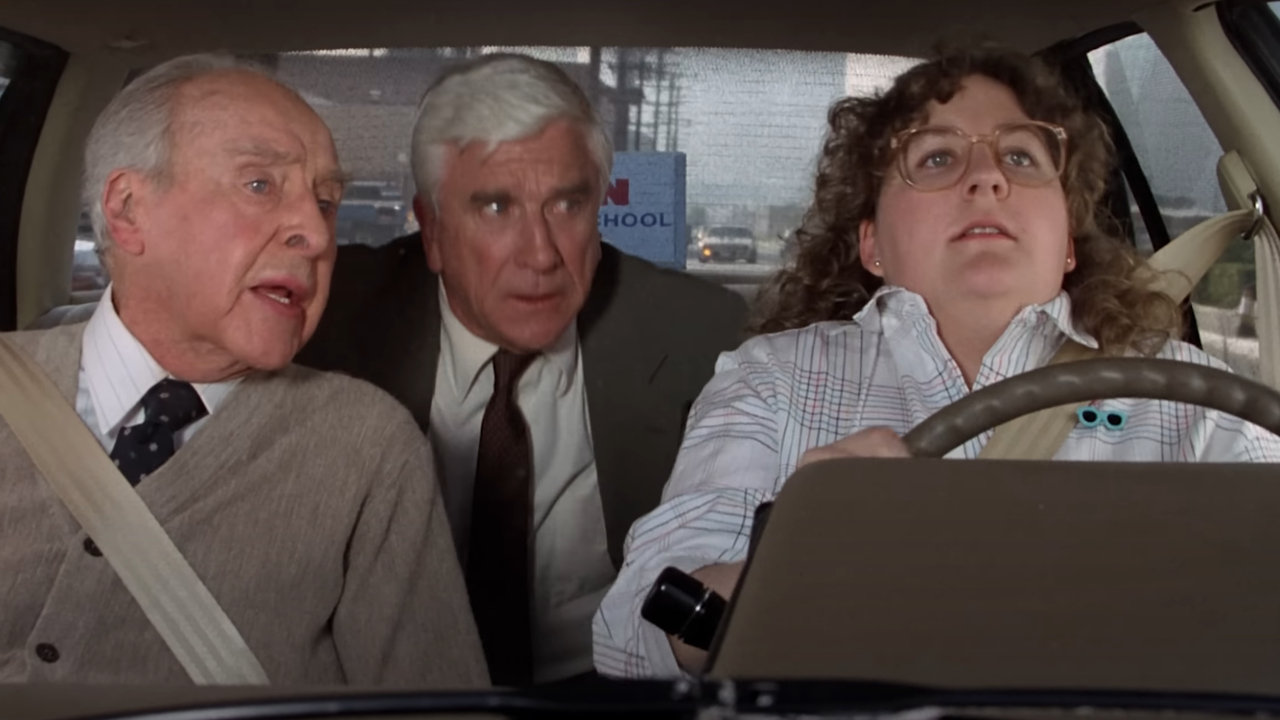 Leslie Nielsen in the naked weapon