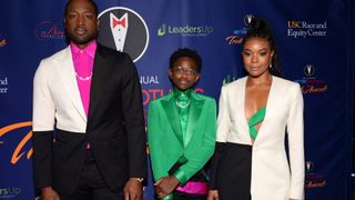 Dwyane Wade, Zara Wade and Gabrielle Union