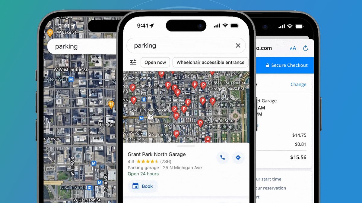 You can now book parking spaces in Google Maps, just like in Apple Maps