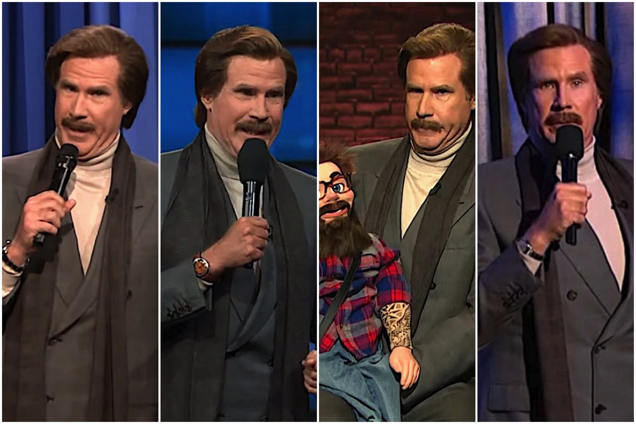 Ron Burgundy debuts his standup skills