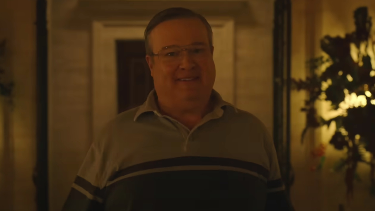 Eric Stonestreet flashing a creepy smile on Dexter: Resurrection