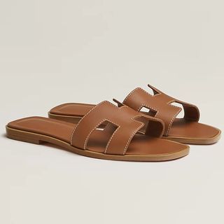 Hermes tan sandals