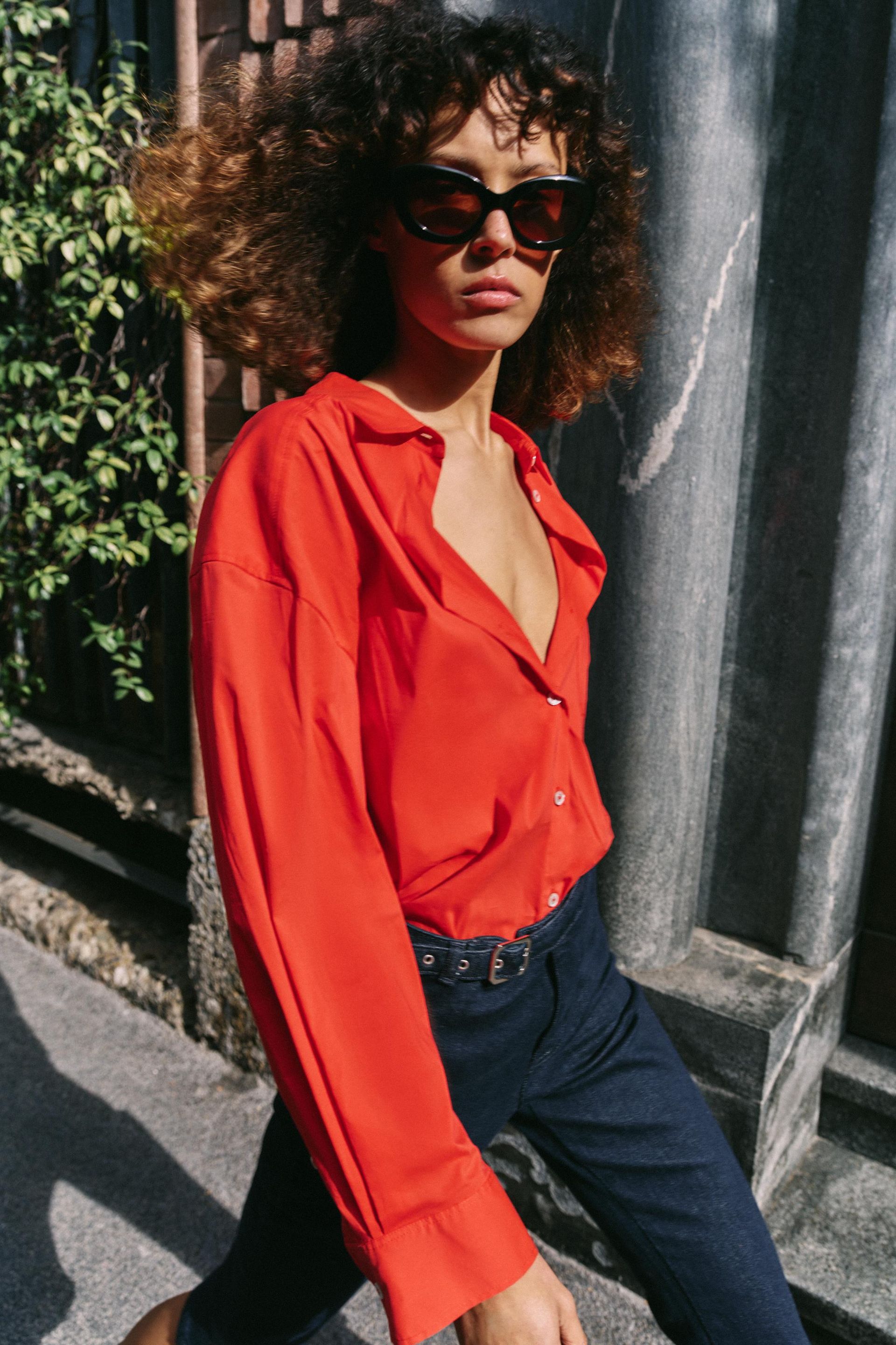 Oversize Poplin Shirt