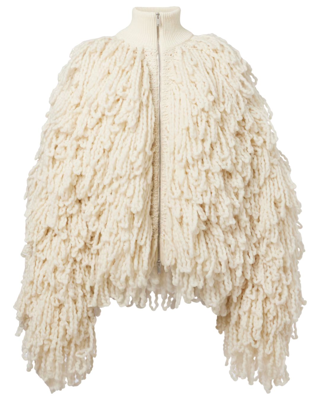 Stella McCartney Cream Fringed Jacket