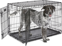 MidWest iCrate Fold &amp; Carry Double Door Collapsible Wire Dog Crate | Was $65.99,