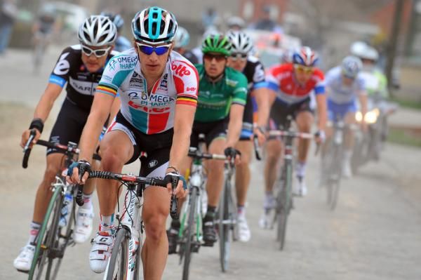The chasers quickly knew they had no chance of catching Cancellara