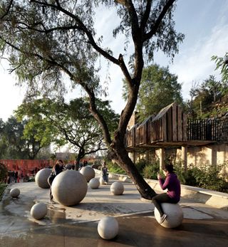 Children’s playground designed by Elemental Studio in Santiago, Chile