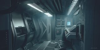 Alien Romulus; spaceship interior