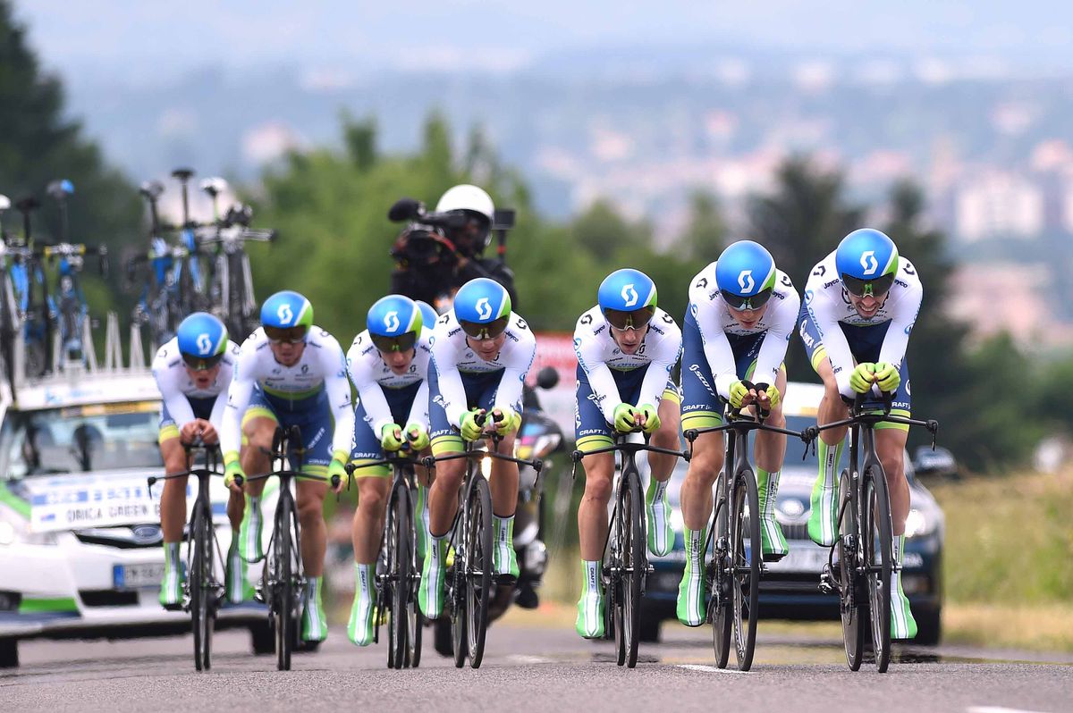 Orica-GreenEdge finished fifth