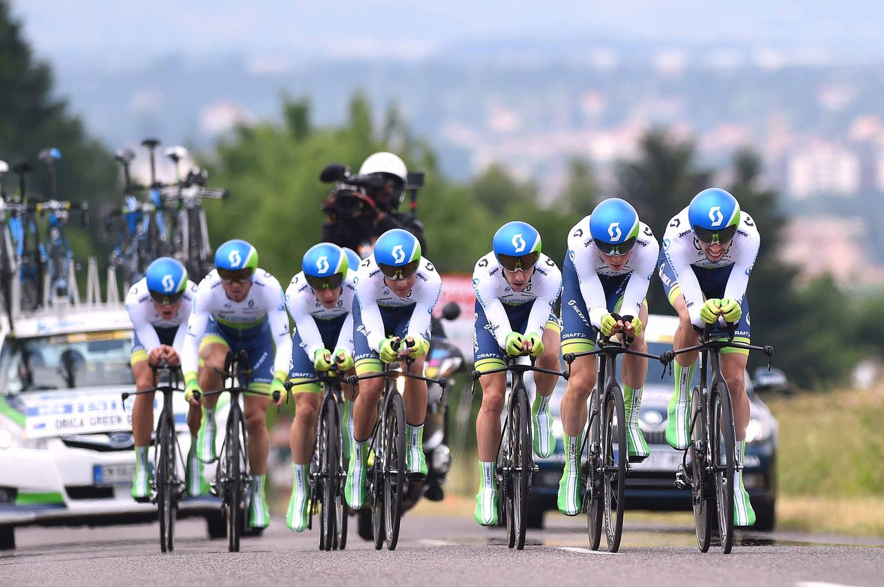 Orica-GreenEdge finished fifth